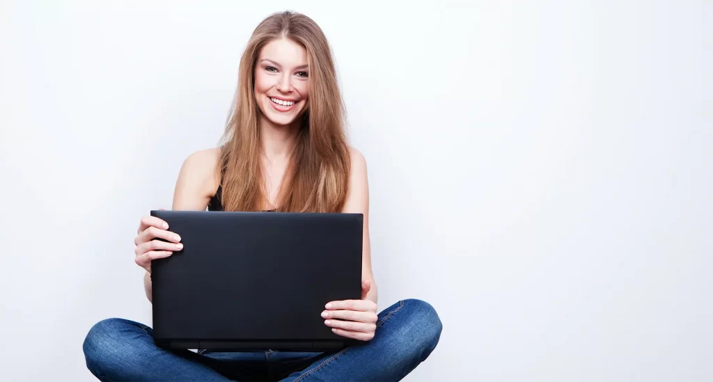 Woman on laptop