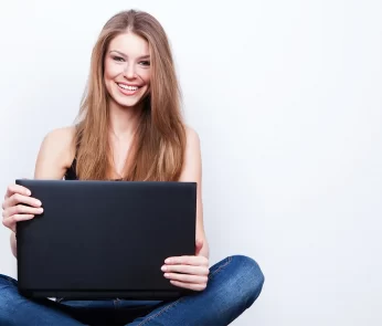 Woman on laptop