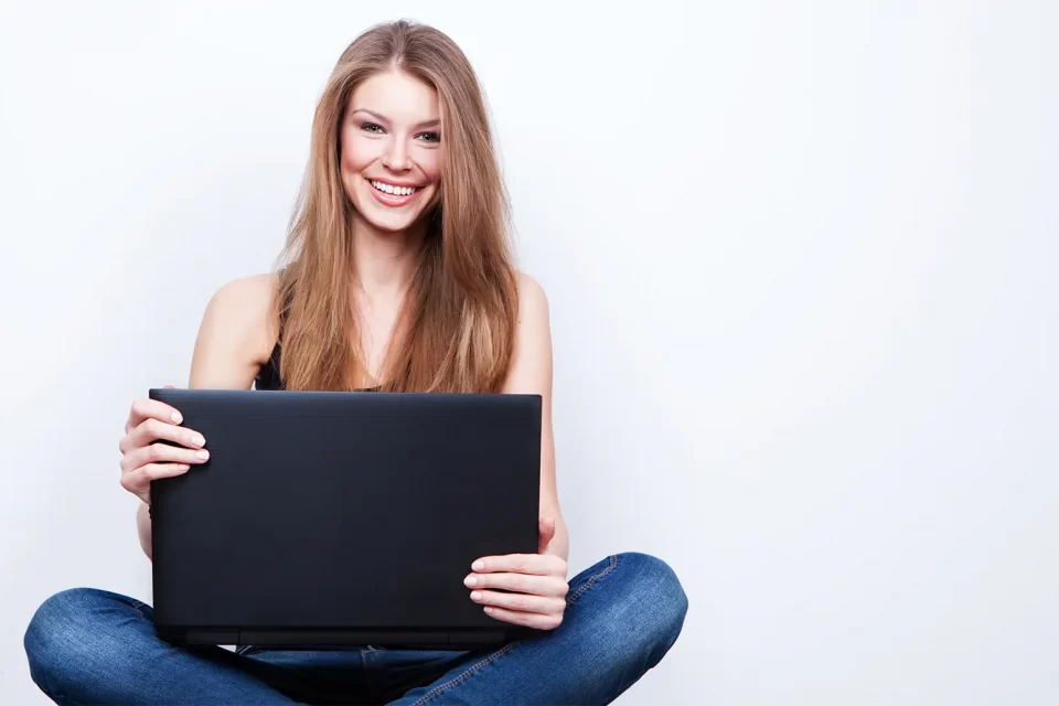 Woman on laptop